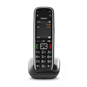Gigaset E720 Analogais/DECT telefons ar Zvanītāja ID, Melns
