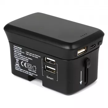 Lādētājs iekštelpām un āra lietošanai RealPower TravelCharge-4k