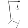 Pacientu pacēlāja statīvs MDH LIFT SQUARE POLE, regulējams augstums, tērauds, gaiši pelēks, augstums 1720 mm, dziļums 830 mm, platums 750 mm