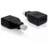 DeLOCK 65238 Adapter DisplayPort Mini vīrišķais uz DisplayPort sievišķo