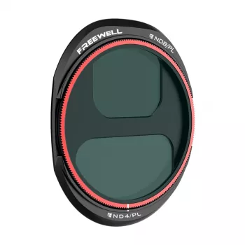 Hibrīdais ND8/PL filtrs Freewell DJI Mavic 4 Pro — 3 soļu neitrālais blīvums ar cirkulāro polarizatoru