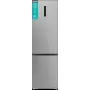 Ledusskapis ar saldētavu Gorenje NRB620E61X4WFE, brīvi stāvošs, nerūsējošais tērauds, kopējā ietilpība 413 L, saldētava apakšā 130 L, NoFrost, LED displejs