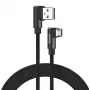 Savio CL-162 Mobilā telefona kabelis Melns