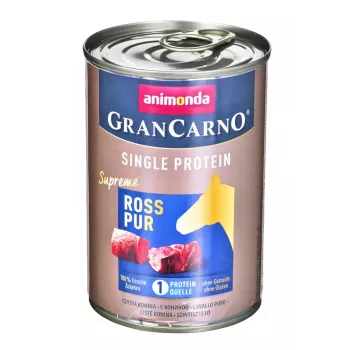 animonda GranCarno Single Protein zirgu gaļa mitrā barība suņiem, 400 g