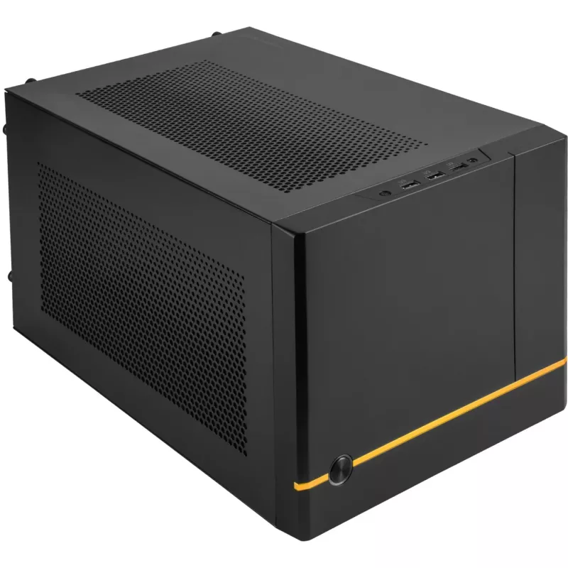 SilverStone SUGO SG14B - Tornis - Mini-DTX - bez barošanas bloka (ATX / PS/2) - Melns - USB/Audio (SST-SG14B)