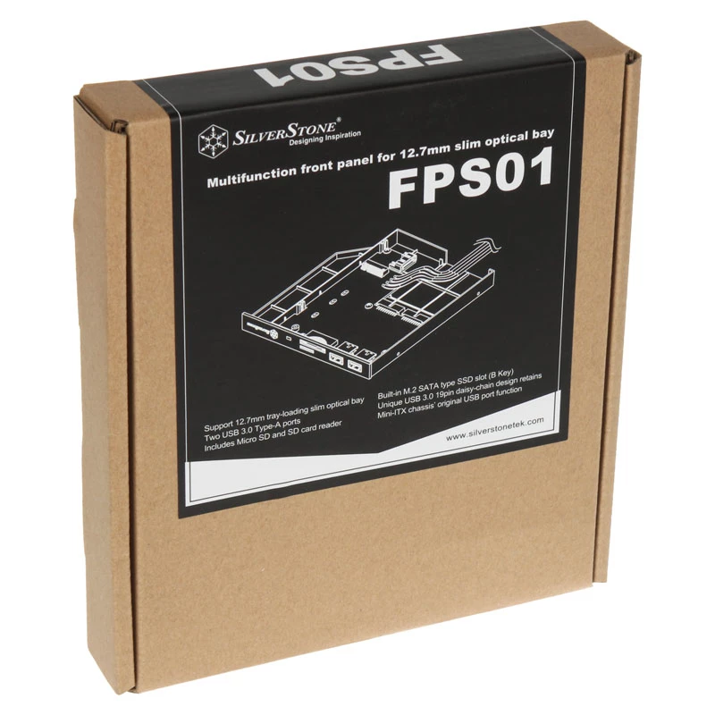 I/O pieslēgvietu panelis Silverstone FPS01