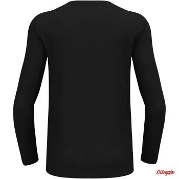 Odlo BL TOP apkakle g/m MERINO 200 vīriešu T-krekls, izmērs M, melns