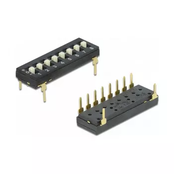 DIP slēdzis DeLOCK 66306 PCB montāžas aksesuārs (2 gab.)