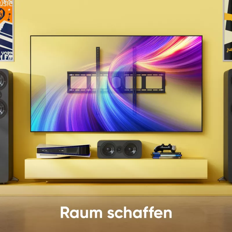 TV sienas stiprinājums 55-100 collām/melns UF4-B Onkron