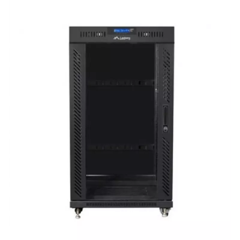 Rack skapis 19 collu 22U 600x600 mm melns LANBERG FF01-6622-12BL