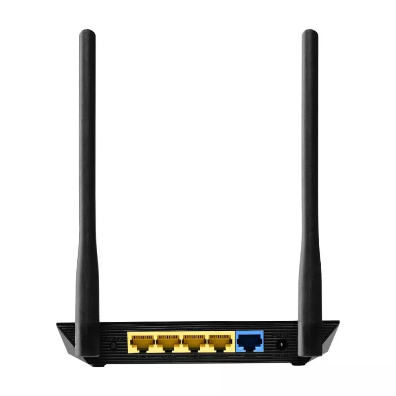 Edimax N300 bezvadu maršrutētājs Fast Ethernet vienas joslas (2,4 GHz) Melns