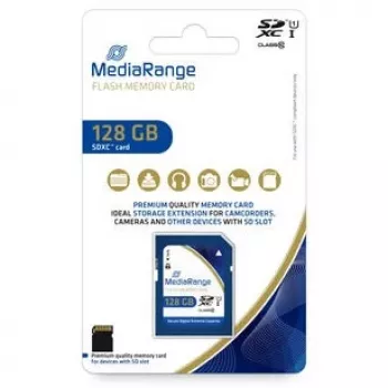Atmiņas karte MediaRange 128 GB SDXC UHS-I Class 10 MR969