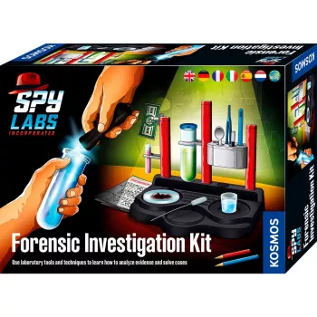 Spy Labs Incorporated Kriminālistikas izmeklēšanas komplekts, starptautiskā versija