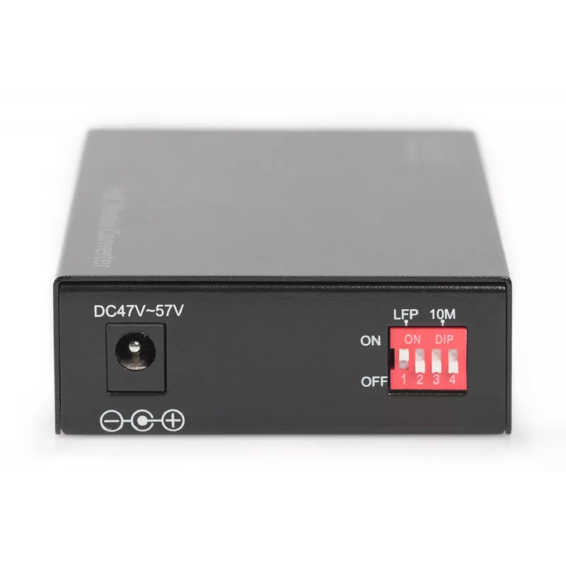 Digitus Gigabit PoE mediju pārveidotājs, RJ45 / SC, MM, PSE