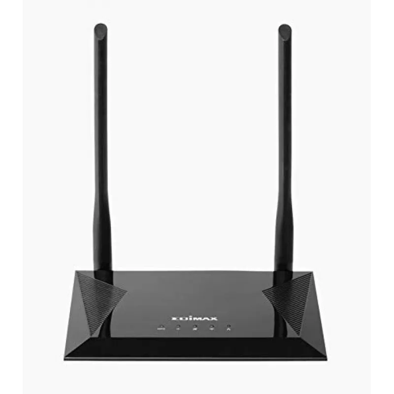 Edimax N300 bezvadu maršrutētājs Fast Ethernet vienas joslas (2,4 GHz) Melns