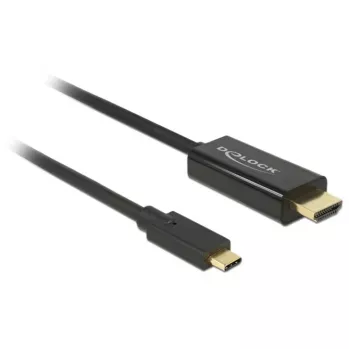 Videokabeļa adapteris DeLOCK 85260 USB Type-C HDMI 3 m Melns