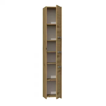 Topeshop S33 ARTISAN vannas istabas glabāšanas skapis Ozols