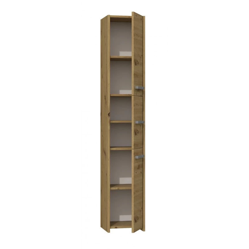Topeshop S33 ARTISAN vannas istabas glabāšanas skapis Ozols