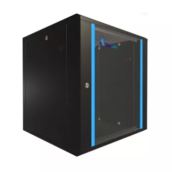Sienas stiprināms skapis Extralink 12U 600x600 Melns