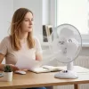 Adler AD 7302 Galda Ventilators Balts 23 cm