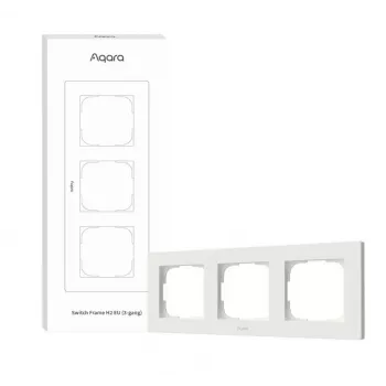 Aqara FE-X02D-W rāmis H2 3-vietīgs Smart Switch Frame