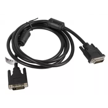 DVI kabelis Lanberg CA-DVID-10CC-0018-BK 1.8 m Melns