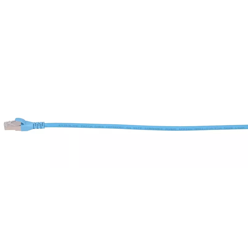 Extralink LAN Patchvads Kat.6A RJ-45 Cat6a 5m Zils