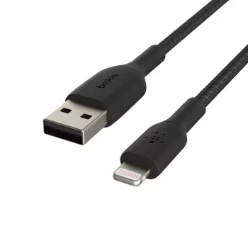 Pīts USB-Lightning kabelis 1m Melns