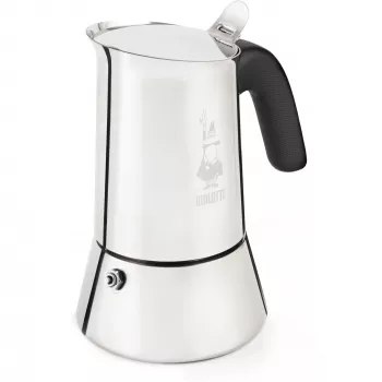 Moka katliņš Bialetti Venus 0,2 L nerūsējošais tērauds, indukcijai piemērots, 4 tases
