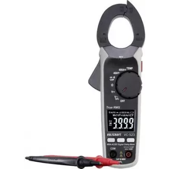 VOLTCRAFT VC-523 digitālais skavas multimetrs CAT III 600 V, displejs (Counts): 4000 (VC-8466760)