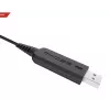 Koss CS195 USB austiņas ar mikrofonu, vadu, on-ear, melnas