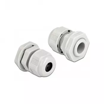 Kabeļa blīvslēgs DeLOCK 60380 Pelēks Plastmasa 2 gab.