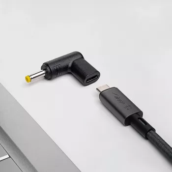 Akyga AK-ND-C04 USB-C – DC 4,0 x 1,7 mm adapteris klēpjdatora uzlādei, 18,5-20 V, 100 W, saderīgs ar Lenovo