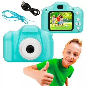 Extralink Bērnu kamera H20 Zila, 1080P 30fps, 2.0 Displejs