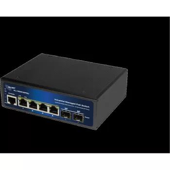 Vadāms industriālais PoE slēdzis ALLNET ALL-SGI8106PMJ 4 PoE + 2 Uplink porti