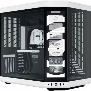 HYTE Y70 Touch Infinite Midi Tower Melns, Balts