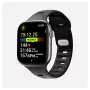 Siksniņa pulkstenim Nomad Tempo Band Black Rubber — 20 mm