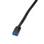 Logilink CF2113U Ethernet Patch Cable Melns