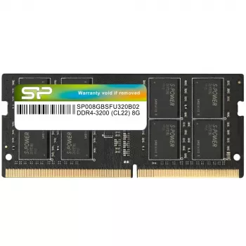 Atmiņas modulis klēpjdatoram Silicon Power SP008GBSFU320X02 8GB DDR4 3200MHz SO-DIMM 260-pin 1.2V CL22