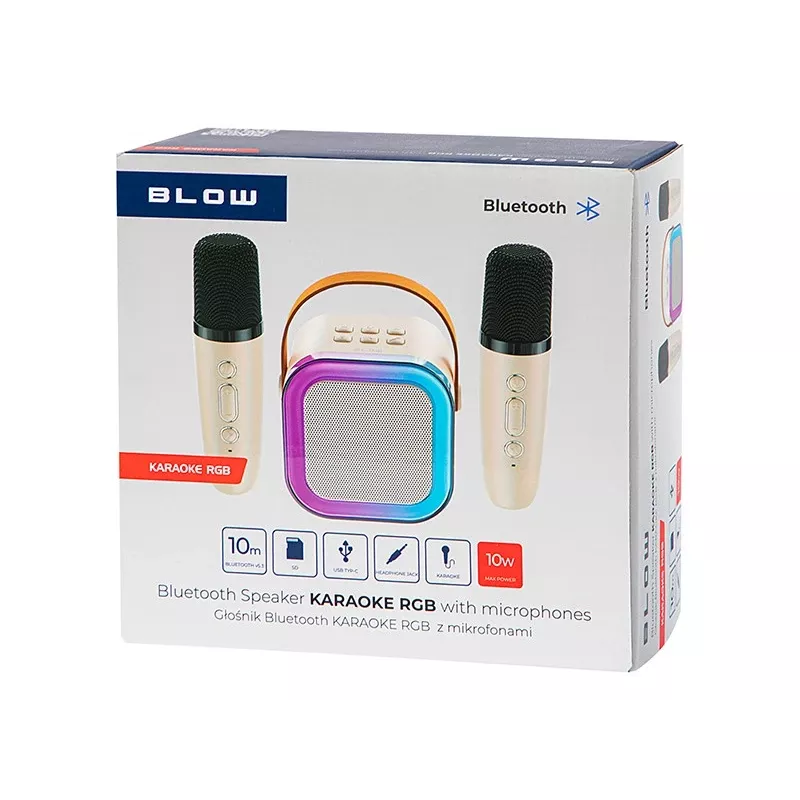 Karaoke skaļrunis BLOW KARAOKE RGB Bluetooth 30W