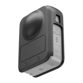 Silikona maciņš ar objektīva vāciņu PULUZ DJI Osmo 360 (Melns)