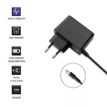 Tīkla barošanas bloks 10W 5V, 2A, 5.5x2.5