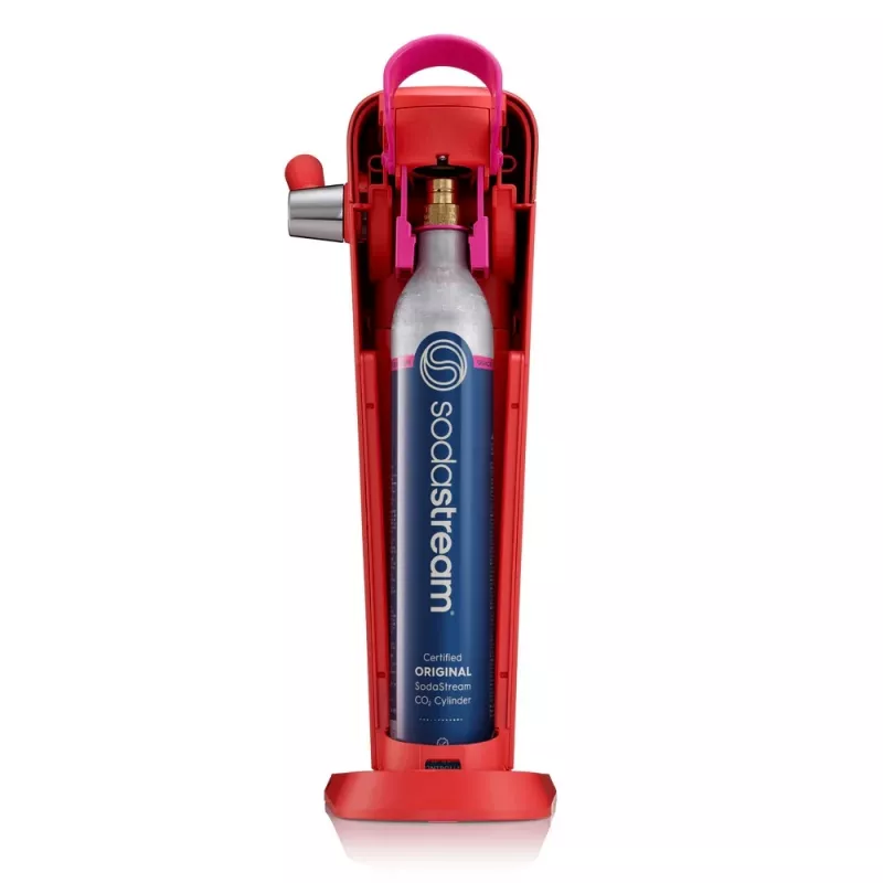 SodaStream Art Mandarin Red 1L Gāzētājs ar Oglskābās Ūdens Pudeli
