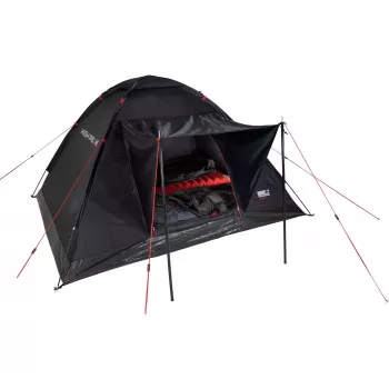 Piramīdas telts High Peak Beaver 3 3 personām cietais rāmis ūdensizturīga 150 cm
