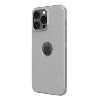 Aizsargmaciņš Nillkin Super Frosted Shield Pro iPhone 16 Pro, pelēks, ciets plāns vāciņš