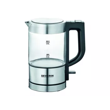 Severin WK 3472 Elektriskā tējkanna 0.5 L Sudraba 1100 W (WK3472)