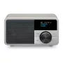 Galda radio Sangean DDR-7 Glacier Silver ar ciparu uztvērēju un Bluetooth