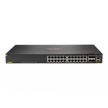 Pārvaldāms slēdzis HPE Aruba Networking CX 6200F 24G PoE 4SFP+ 370W