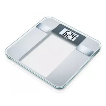 Personīgie svari Beurer BG 13 Square Grey, Caurspīdīgi