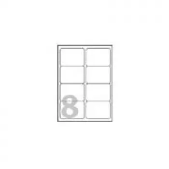 Avery Glossy fotoetiketes – 67.7 x 99.1 mm, 40 gab. (5 lapas x 8)